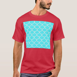 Blauwgroen zeemeermin t-shirt
