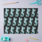 Blauwgroen zeemeermin tissuepapier (Craft)