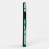 Blauwgroen zeepaardpatroon 2 Case-Mate iPhone case (Achterkant/rechts)