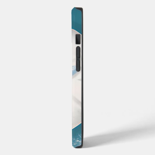 Blauwgroen zeesterren en Zanddollarstrand Case-Mate iPhone Case (Achterkant / Links)