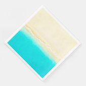  Blauwgroen zeestrand Servet (Hoek)