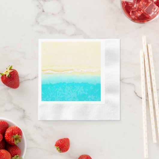  Blauwgroen zeestrand Servet (Insitu)