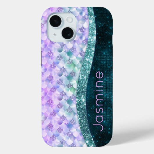 Blauwgroen zilverappelmolen Case-Mate iPhone case (Achterkant)