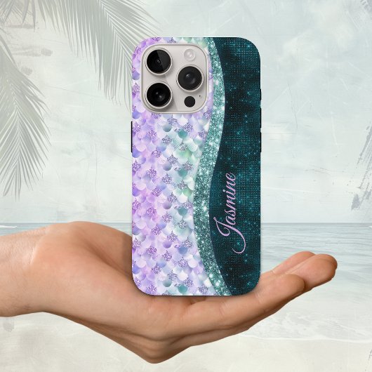 Blauwgroen zilverappelmolen Case-Mate iPhone case