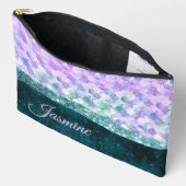 Blauwgroen zilverappelmolen etui (Open)