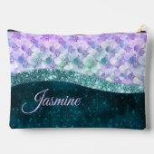 Blauwgroen zilverappelmolen etui (Achterkant)