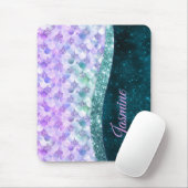 Blauwgroen zilverappelmolen muismat (Met muis)