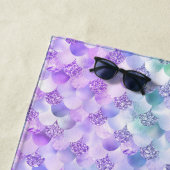 Blauwgroen zilverappelmolen strandlaken (In situ)