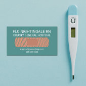 Blauwgroen zurse bandbreedte visitekaartje