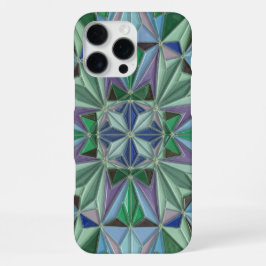 blauwgroene accenten iPhone 16 pro max hoesje