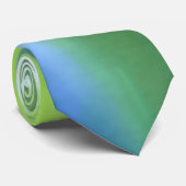 Blauwgroene Aurora Stropdas (Opgerold)