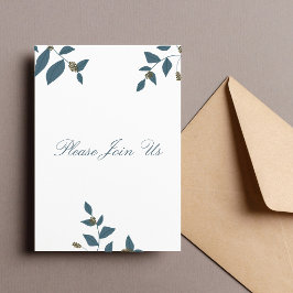 Blauwgroene bladeren en lichte bessen opgevouwen