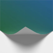Blauwgroene gradiënt cadeaupapier (Hoek)