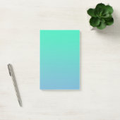 Blauwgroene kleur post-it® notes (Kantoor)