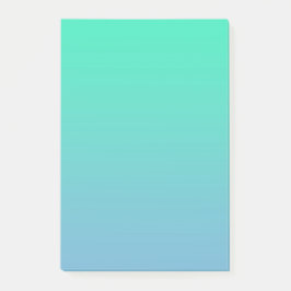 Blauwgroene kleur post-it® notes