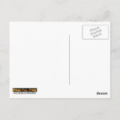 Blauwgroene kleurstof briefkaart (Achterkant)