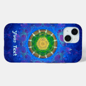 Blauwgroene kleurstof Case-Mate iPhone case (Achterkant (horizontaal))