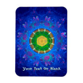 Blauwgroene kleurstof magneet (Verticaal)