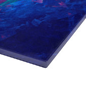 Blauwgroene kleurstof snijplank (Hoek)