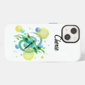 Blauwgroene Libellen iPhone Hoesje (Achterkant horizontaal)