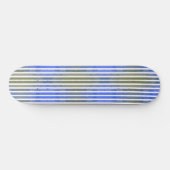 Blauwgroene lijnen schaatser skateboard (Horizontaal)