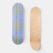 Blauwgroene lijnen schaatser skateboard (Voorkant)