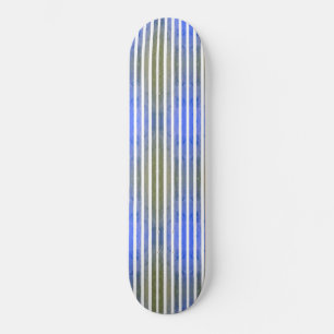 Blauwgroene lijnen schaatser skateboard