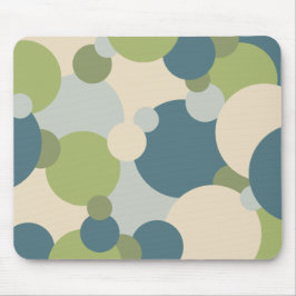 Blauwgroene moleculen Muismat