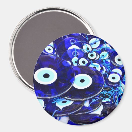 Blauwgroene ogen magneet (Voorkant / Achterkant)
