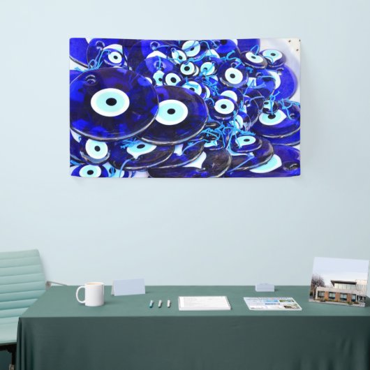 Blauwgroene ogen spandoek (Beurs)