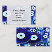 Blauwgroene ogen visitekaartje (Voorkant / Achterkant)