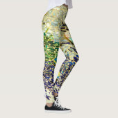 Blauwgroene Spaanse mozaïek Leggings (Rechts)