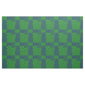 Blauwgroene Stippen Patchwork  Stof (Yard (91,4 cm))