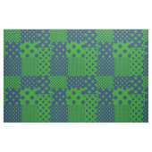 Blauwgroene Stippen Patchwork  Stof (Fat Quarter)