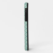 Blauwgroene tartan Case-Mate iPhone case (Achterkant/links)