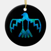 Blauwgroene Thunderbird Ornament (Voorkant)