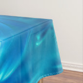 Blauwgroene Veer Abstract Tafelkleed (Voorbeeld)