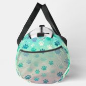 Blauwgroene Verlopende Pootafdruk Tas (Rechts)
