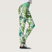Blauwgroene vlinders leggings (Rechts)