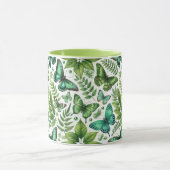 Blauwgroene vlinders mok (Midden)