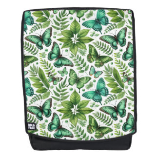 Blauwgroene vlinders rugtassen