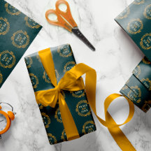 Blauwgroene vrede, vreugde, gouden kerstmis