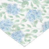 Blauwgroene waterverf wilde bloem tafelkleed (Gekanteld)