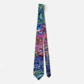 Blauwgroene zout, Stropdas met steigerwervelkolom (Voorkant)