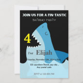 Blauwhaai in de zee kaart (Voorkant)