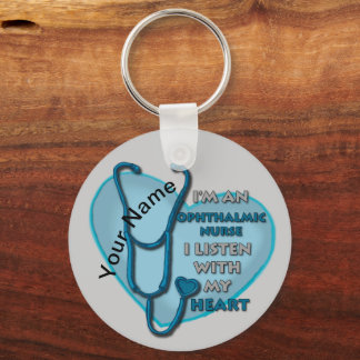 Blauwhart Ophthalmic Nurse Sleutelhanger