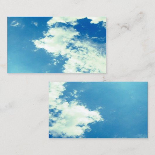 blauwhelm foto van blauwhelm visitekaartje (Voorkant / Achterkant)