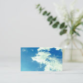 blauwhelm foto van blauwhelm visitekaartje (Staand voorkant)