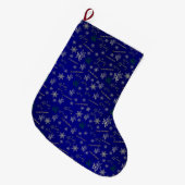 blauwhelm kerstmis grote kerstsok (Voorkant (Hangend))