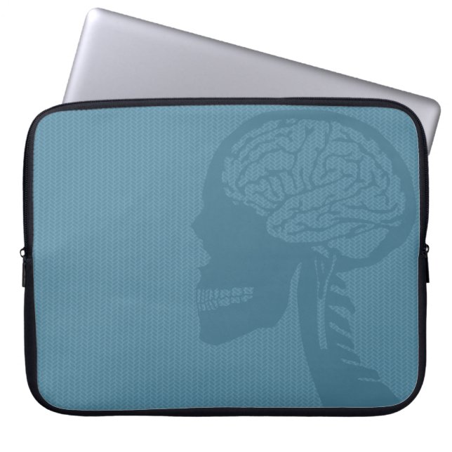 blauwhelm laptop sleeve (Voorkant)